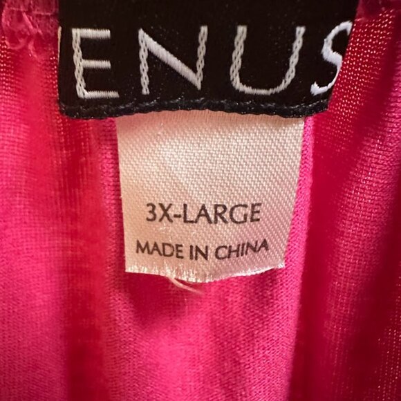 S110 - Venus Pink Swim Suit Cover up Dress Plus size 3X - Picture 3 of 6